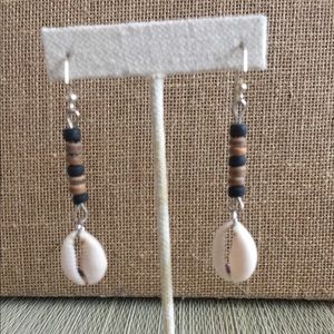 Cowrie Shell Earring